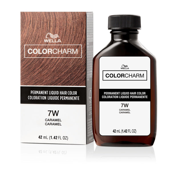 COLORCHARM by Wella 7W Caramel Permanent Liquid Hair Color