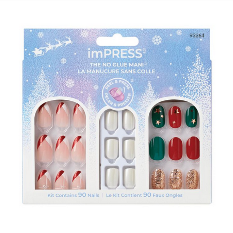 Holiday by KISS imPRESS Nails Holiday Gift Set - 3pc