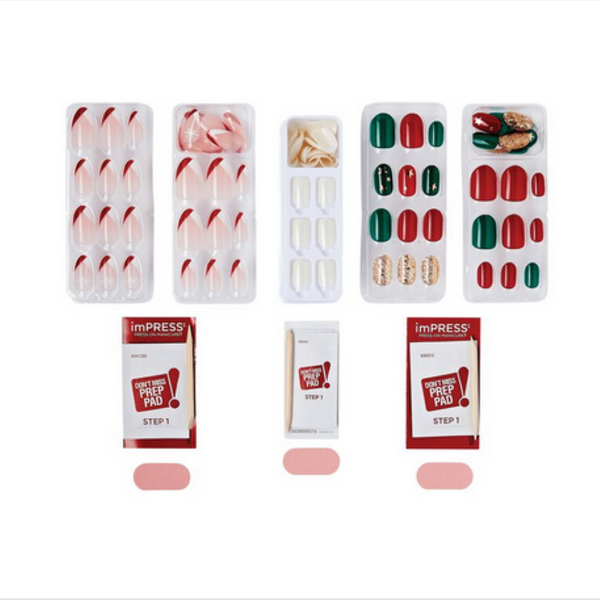 Holiday by KISS imPRESS Nails Holiday Gift Set - 3pc