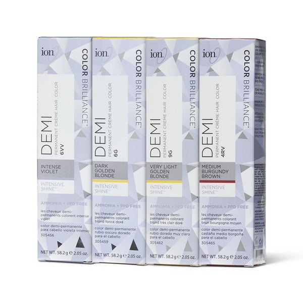 Ion Color Mask Ion Brilliance Hair Color Chart ION Color Brilliance Demi Permanent